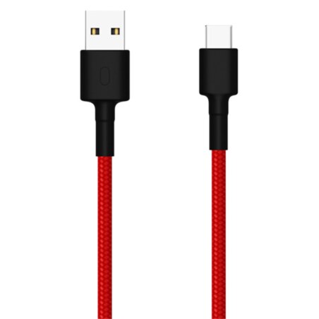 Xiaomi SJV4110GL cable USB 1 m USB A USB C Negro, Rojo