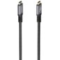AISENS Cable USB 3.2 Gen2x2 Aluminio 20Gbps 8K@30Hz 5A 100W E-Mark, Tipo USB-C/M-USB-C/M, Negro, 3.0m