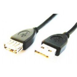 Gembird 1.8m USB 2.0 A M/FM cable USB 1,8 m USB A Negro