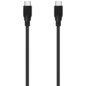 AISENS Cable USB 3.2 Gen2x2 20Gbps 8k@30Hz 5A 100W E-Marker, Tipo USB-C/M-USB-C/M, Negro, 1.5m