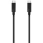 AISENS Cable USB 3.2 Gen2 10Gbps 4k@60Hz 5A 100W E-Marker, Tipo USB-C/M-USB-C/M, Negro, 3.0m