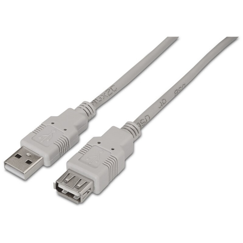 AISENS A101-0014 cable USB USB 2.0 3 m USB A Beige