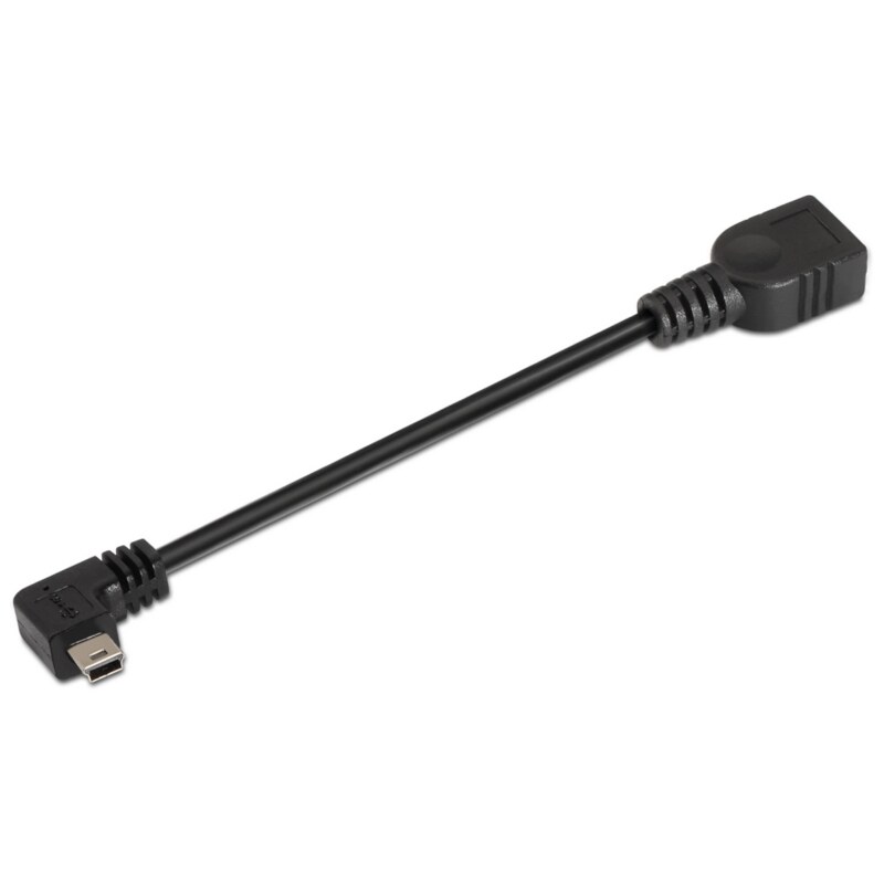 AISENS A101-0034 cable USB USB 2.0 0,15 m Mini-USB B USB A Negro