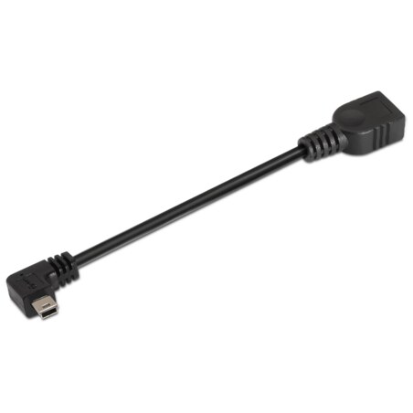 AISENS A101-0034 cable USB USB 2.0 0,15 m Mini-USB B USB A Negro