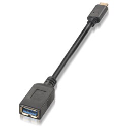 AISENS A107-0062 cable USB USB 3.2 Gen 1 (3.1 Gen 1) 0,15 m USB C USB A Negro