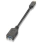 AISENS A107-0062 cable USB USB 3.2 Gen 1 (3.1 Gen 1) 0,15 m USB C USB A Negro