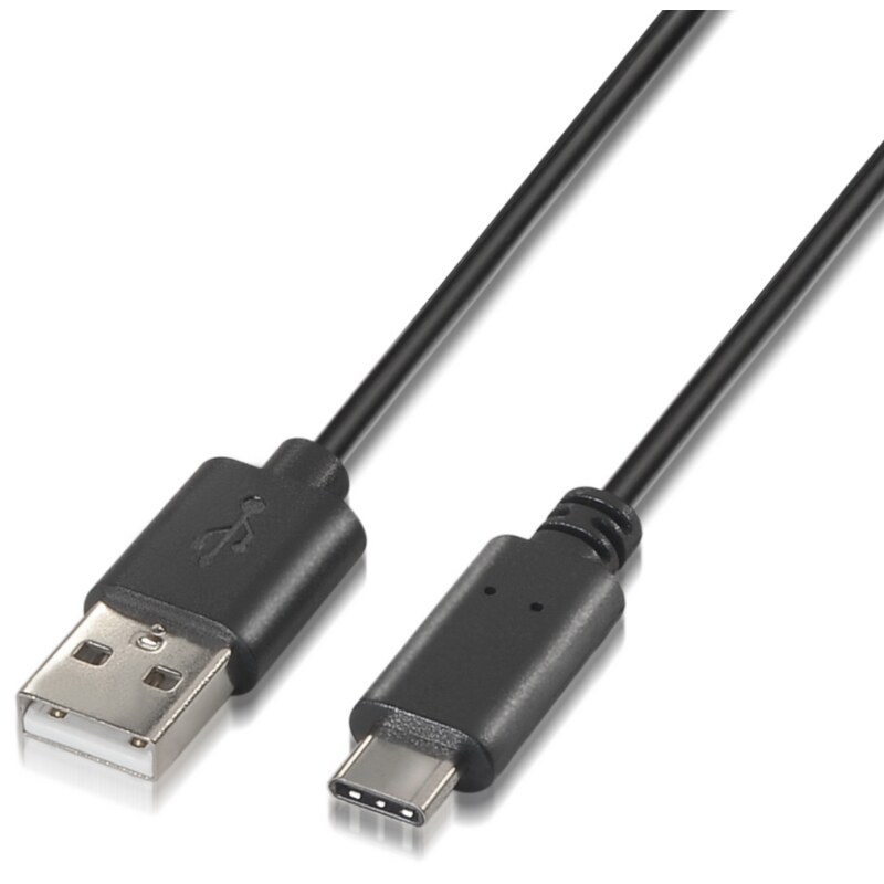 AISENS A107-0052 cable USB USB 2.0 2 m USB A USB C Negro