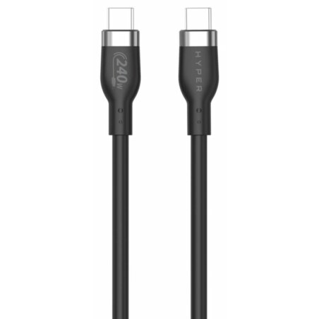 HYPER HJ4002BKGL cable USB USB 2.0 2 m USB C Negro