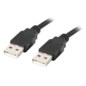 Lanberg CA-USBA-20CU-0005-BK cable USB USB 2.0 0,5 m Negro