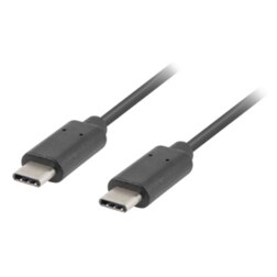 Lanberg CA-CMCM-10CU-0010-BK cable USB USB 2.0 1 m USB C Negro