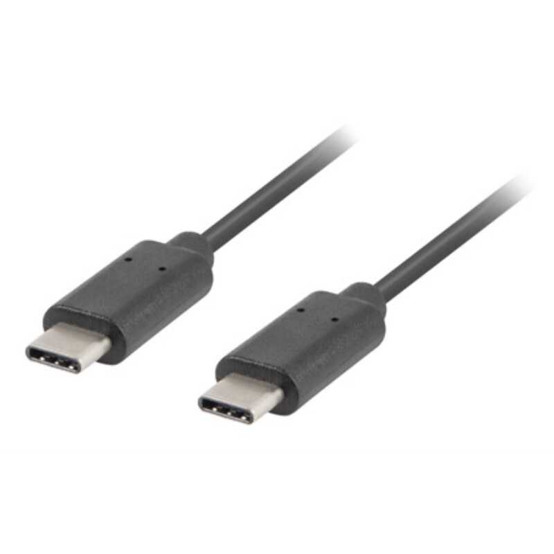 Lanberg CA-CMCM-10CU-0010-BK cable USB USB 2.0 1 m USB C Negro