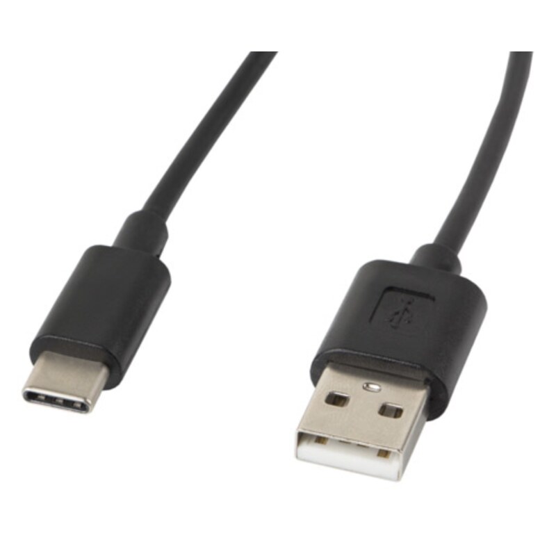 Lanberg CA-USBO-10CC-0018-BK cable USB USB 2.0 1,8 m USB A USB C Negro