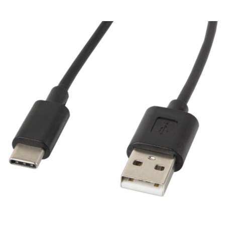 Lanberg CA-USBO-10CC-0018-BK cable USB USB 2.0 1,8 m USB A USB C Negro