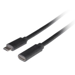 Lanberg CA-USBE-20CC-0005-BK cable USB USB 3.2 Gen 1 (3.1 Gen 1) 0,5 m USB C Negro