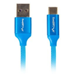 Lanberg CA-USBO-22CU-0018-BL cable USB USB 2.0 1,8 m USB A USB C Azul