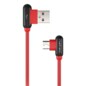 NATEC NKA-1201 cable USB USB 2.0 1 m USB A USB C Negro, Rojo