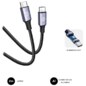 SUBBLIM CABLE PLUS 100W C-C 2m BLACK