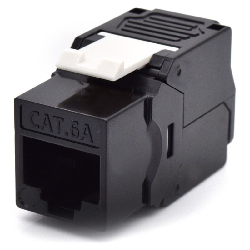 WP WPC-KEY-6AUP-TL/BL conector RJ45 Negro, Blanco