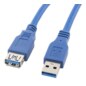 Lanberg CA-US3E-10CC-0018-B cable USB 1,8 m USB A Azul
