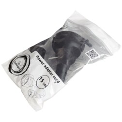 Gembird PC-SFC14M-01 cable de transmisión Negro 0,15 m C14 acoplador