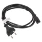 Lanberg CA-C7CA-10CC-0018-BK cable de transmisión Negro 1,8 m C7 acoplador CEE7/16