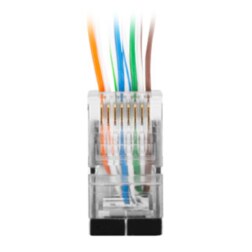 Lanberg PLS-6020EZ conector RJ45 Transparente