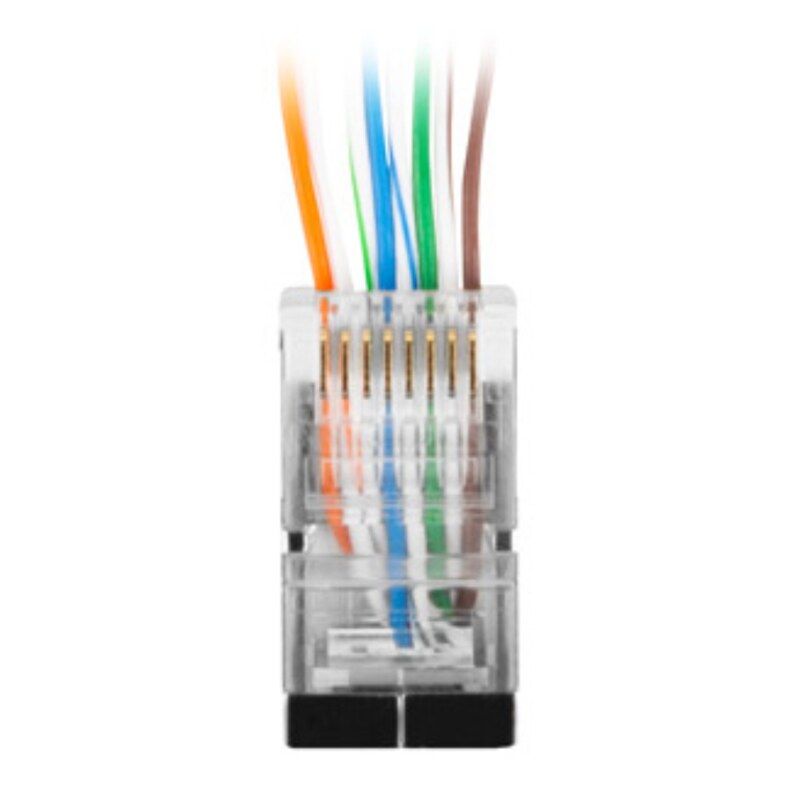 Lanberg PLS-6020EZ conector RJ45 Transparente