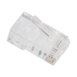 Lanberg PLU-6020 conector RJ-45 Transparente