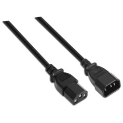 AISENS A132-0171 cable de transmisión Negro 1,5 m C13 acoplador C14 acoplador