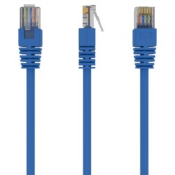 Gembird PP12-1M/B cable de red Azul Cat5e