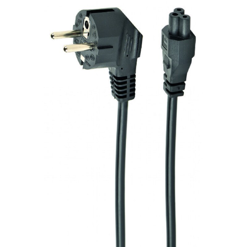 Gembird PC-186-ML12-0.5M cable de transmisión Negro 0,5 m CEE 7/7 C5 acoplador