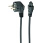 Gembird PC-186-ML12-0.5M cable de transmisión Negro 0,5 m CEE 7/7 C5 acoplador