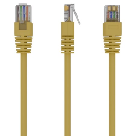 Gembird PP12-1M/Y cable de red Amarillo Cat5e U/UTP (UTP)