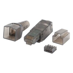 Lanberg PLUA-6000TL conector RJ-45 Transparente