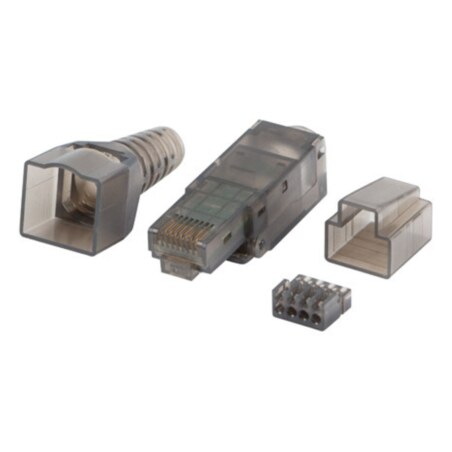 Lanberg PLUA-6000TL conector RJ-45 Transparente