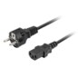 Lanberg CA-C13C-14CC-0018-BK cable de transmisión Negro 1,8 m C13 acoplador CEE7/7