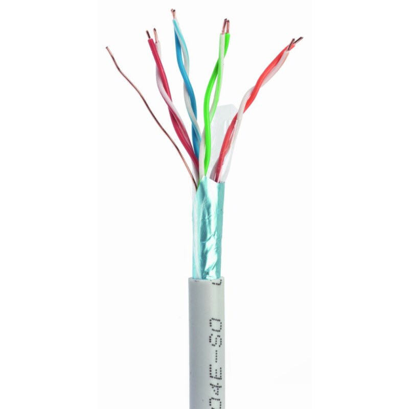 Gembird CAT5e FTP 100m cable de red Gris F/UTP (FTP)