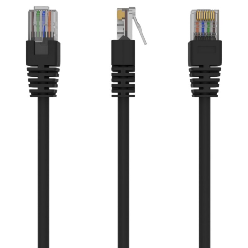 Gembird PP12-0.5M/BK cable de red 0,5 m