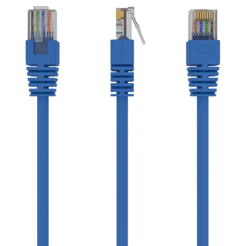 Gembird PP12-5M/B cable de red Azul Cat5e
