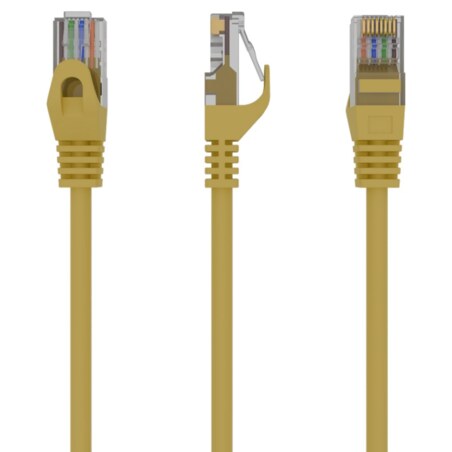 Gembird PP6U-1M cable de red Amarillo Cat6 U/UTP (UTP)