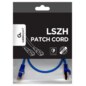 Gembird PP6A-LSZHCU-B-0.5M cable de red Azul 0,5 m Cat6a S/FTP (S-STP)