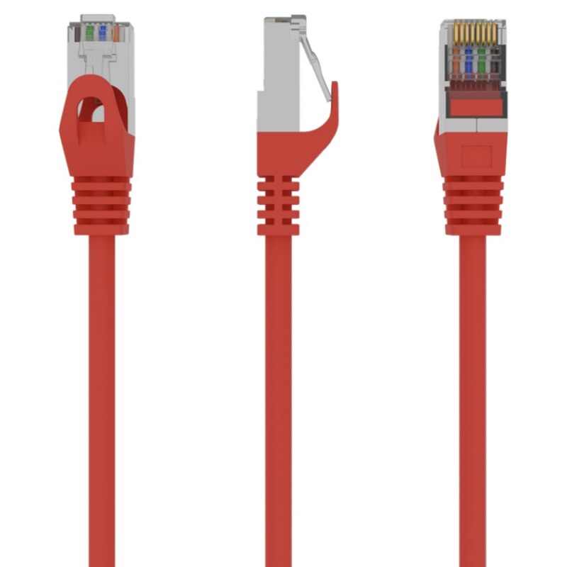 Gembird PP6-0.5M/R cable de red Rojo 0,5 m Cat6 F/UTP (FTP)