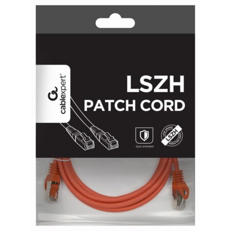 Gembird PP6A-LSZHCU-R-2M cable de red Rojo Cat6a S/FTP (S-STP)