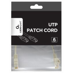 Gembird CAT6A Patchkabel Ungeschirmt 0.25m - PP6U-CU-0.25m cable de red