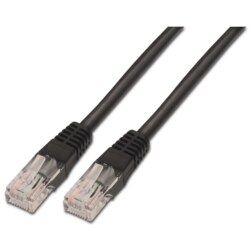 AISENS A135-0257 cable de red Negro 0,5 m Cat6 U/UTP (UTP)