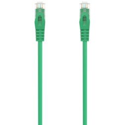 AISENS Cable de Red Latiguillo RJ45 LSZH Cat.6A 500 Mhz UTP AWG24, Verde, 0.5M