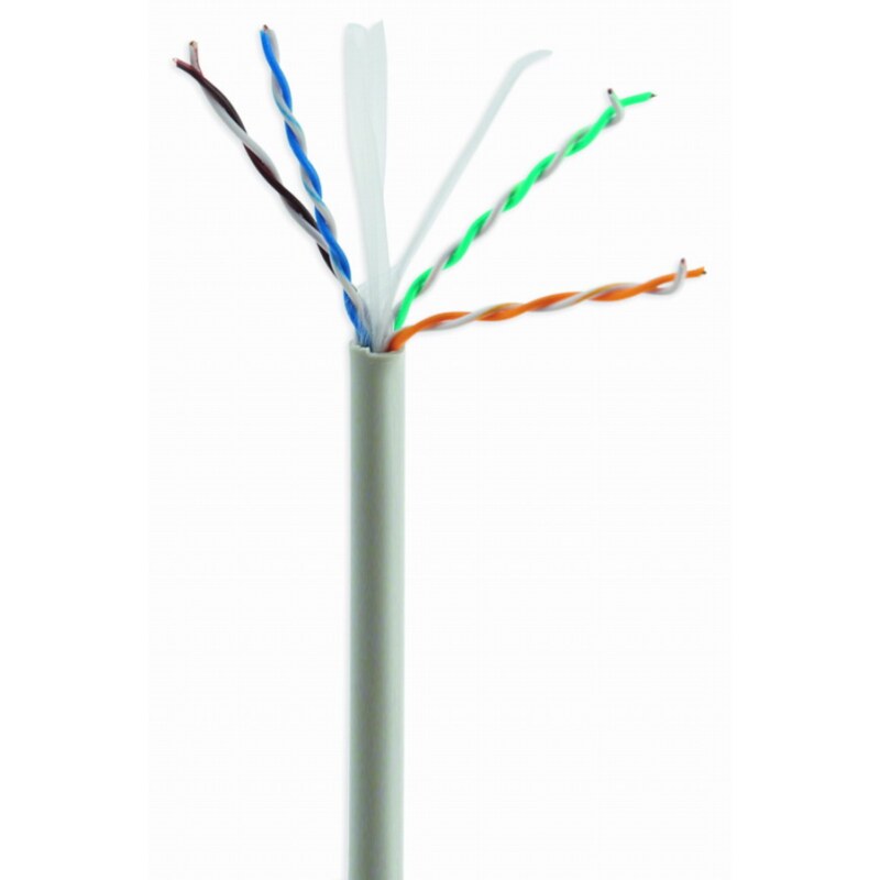 Gembird CAT6 UTP 100m cable de red Gris U/UTP (UTP)