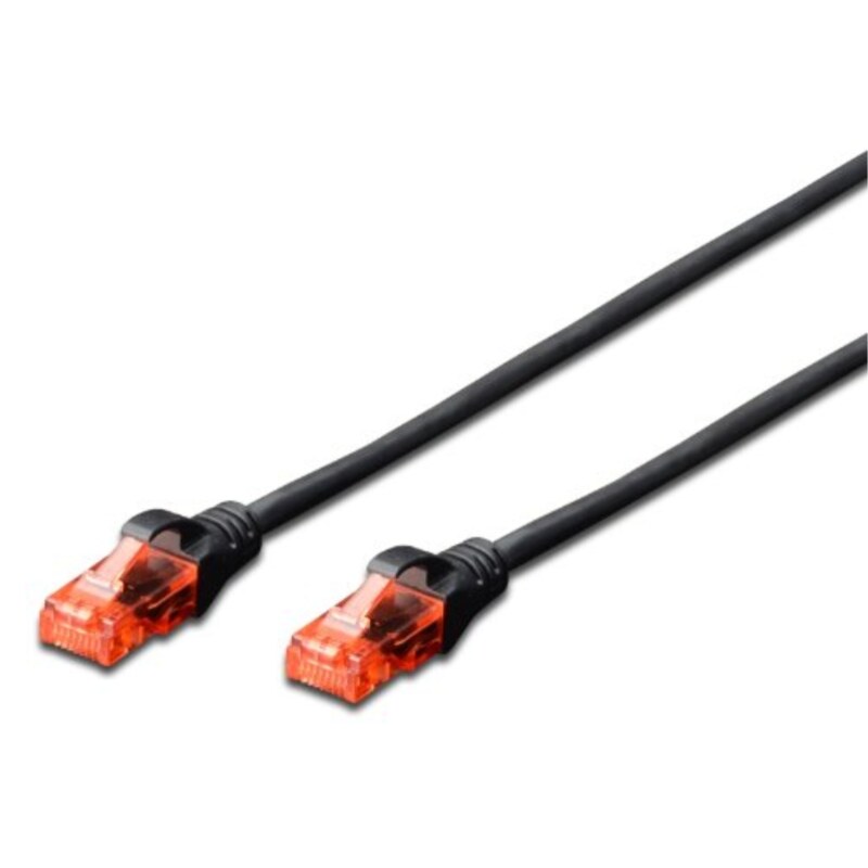 Ewent IM1020 cable de red Negro 3 m Cat6 U/UTP (UTP)