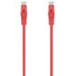 AISENS Cable de Red Latiguillo RJ45 LSZH Cat.6A 500 Mhz UTP AWG24, Rojo, 0.5M