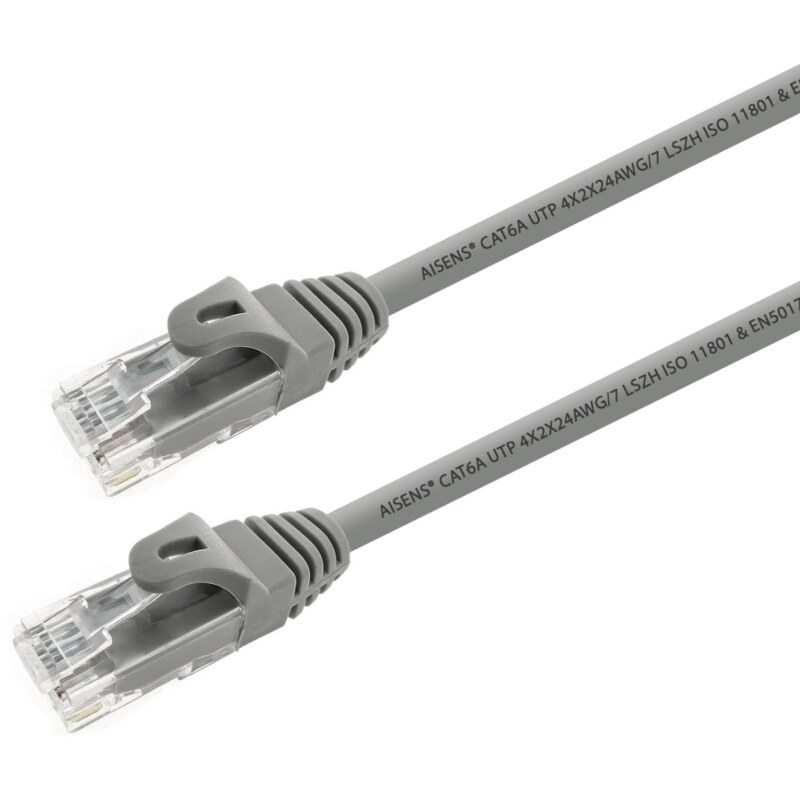 AISENS A145-0327 cable de red Gris 2 m Cat6a U/UTP (UTP)